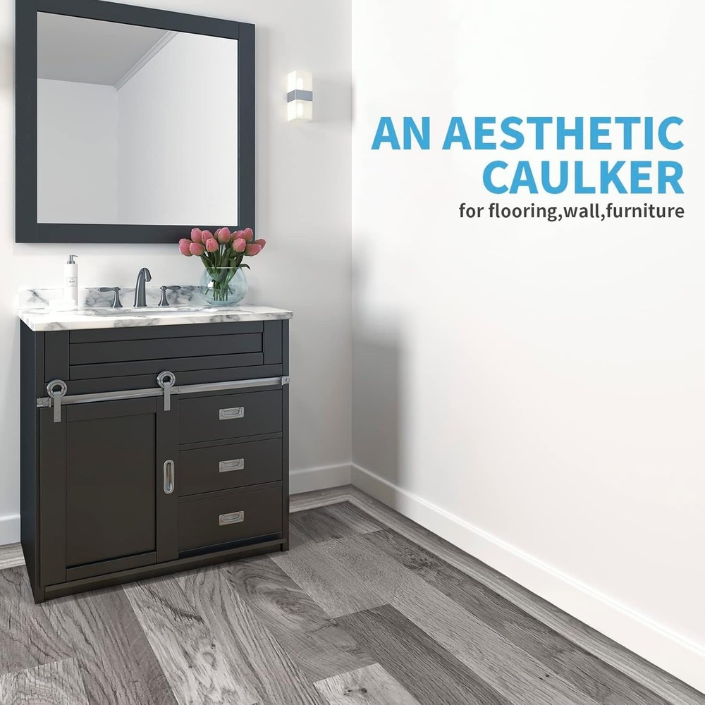 Versatile 4FT Self-Adhesive Floor Transition Strip for Seamless Gap Coverage