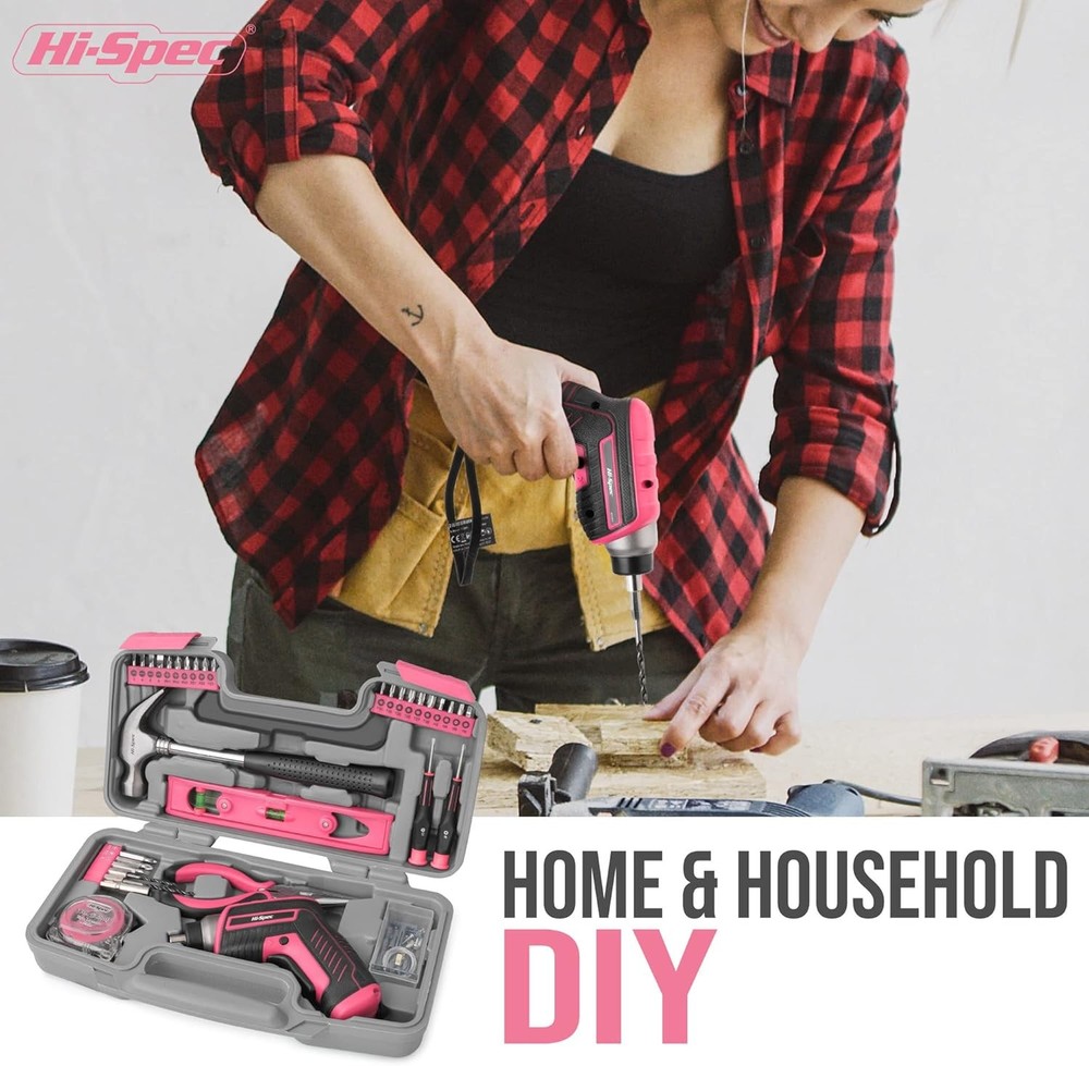 35-Piece Tool Kit with 3.6V USB Small Electric Screwdriver Set