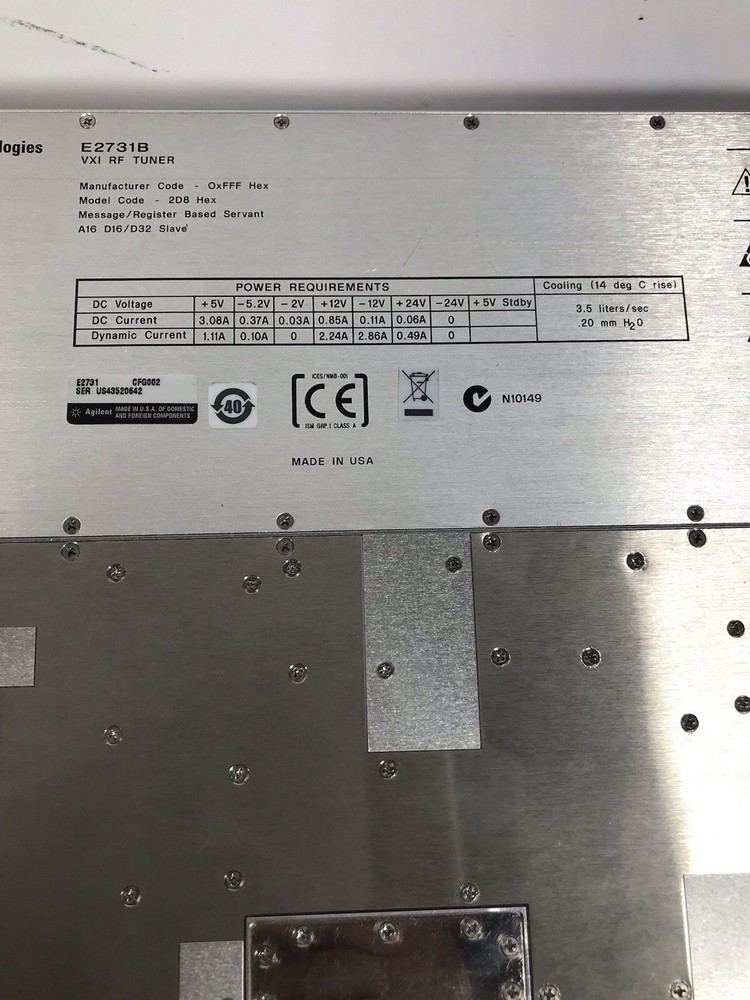 Agilent E2731B RF Tuner Module