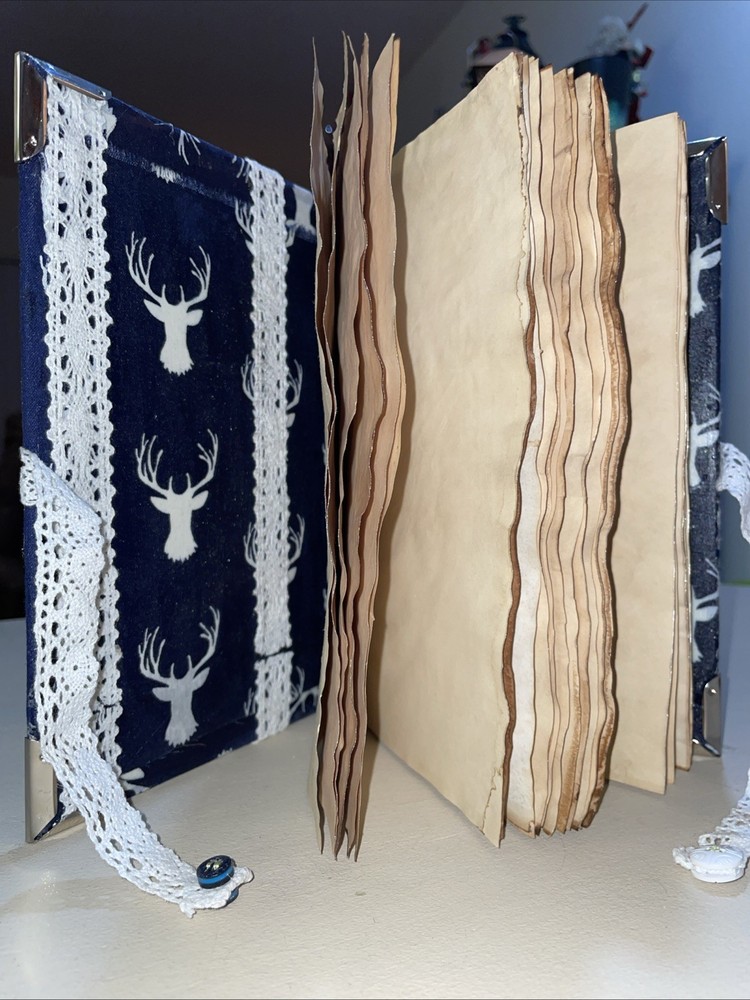 Unique, Very Nice Winter Junk Journal (5 1/2”x8 1/2”)