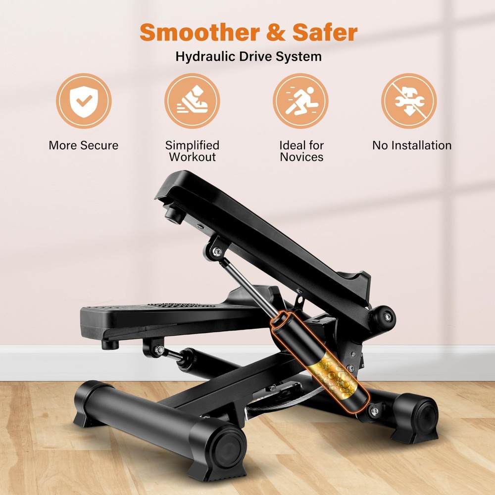 Multi-Function Adjustable Stepper - Leg Training, Endurance, and Rehabilitati...