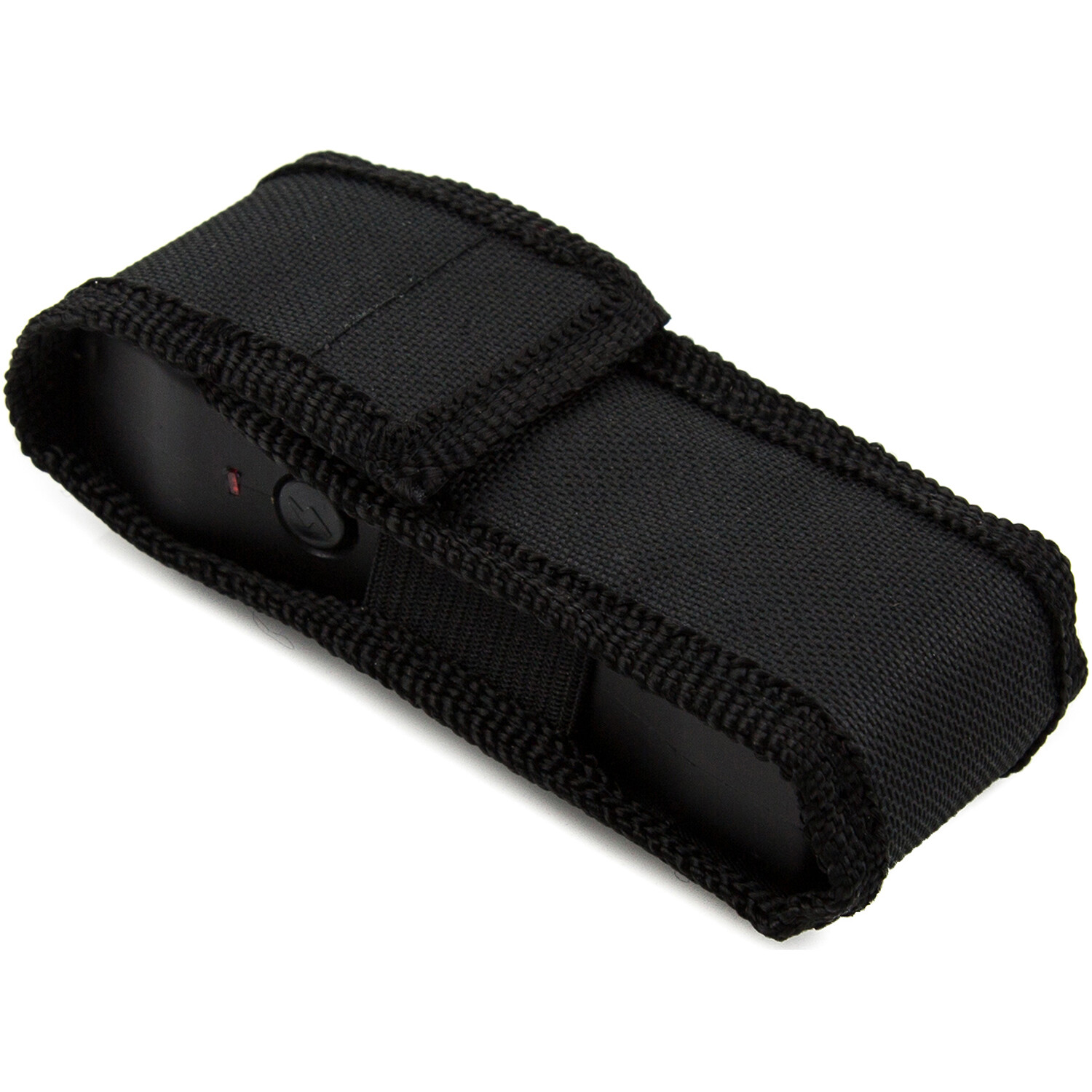 POLICE Stun Gun 618 Max Volt Rechargeable LED Flashlight for Self Defense Black