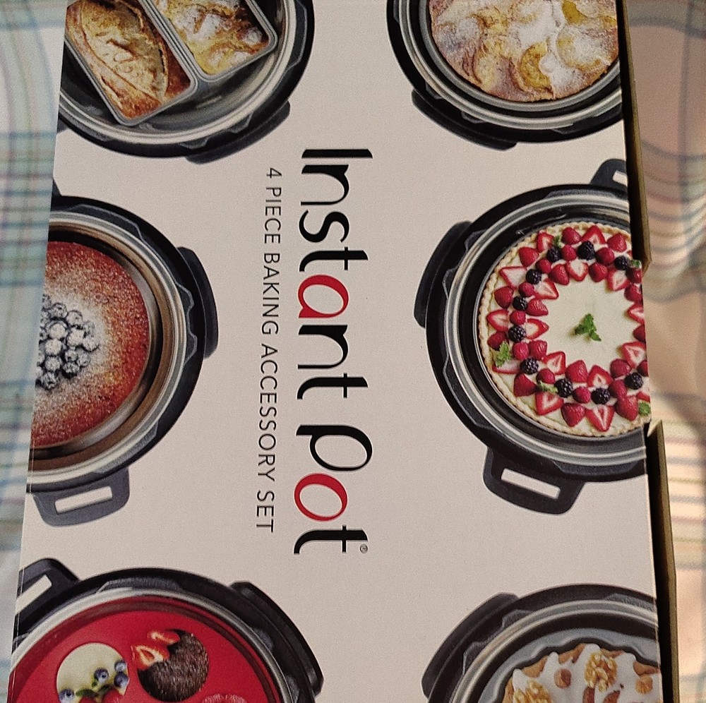 Instant Pot 4-Piece Baking Accessory Set Springform, Cake Pan, Egg Bites 6/8Qt
