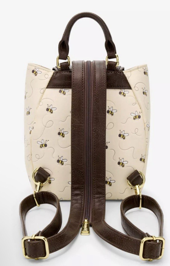 Winnie the Pooh All Over Print Micro Mini Backpack Honey Bees Loungefly NWT