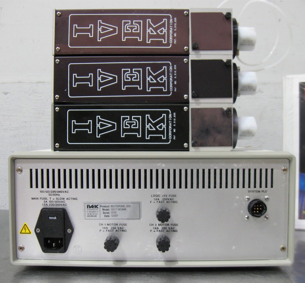 C201562 IVEK Multispense 2000 Liquid Dispensing Sys (3) 40 Pitch Linear Actuator