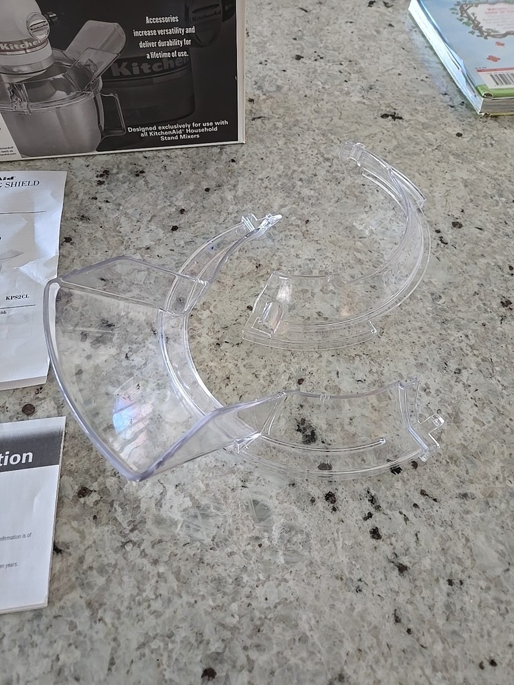 KitchenAid POURING SHIELD KPS2CL Stand Mixer Accessory in Box