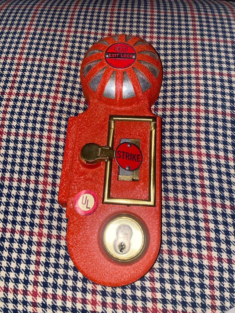 Vintage Best Lock Corporation Exit Lock Model B Emergency Exit