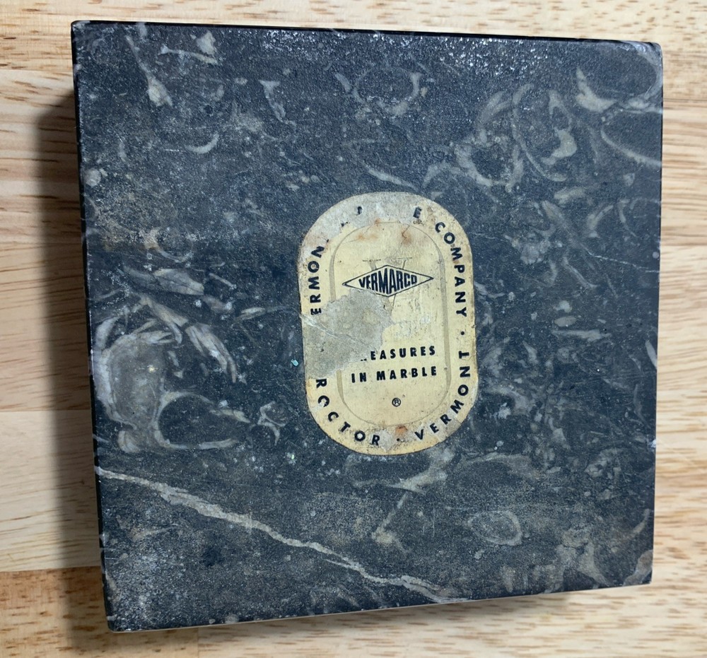 Black Marble Ashtray