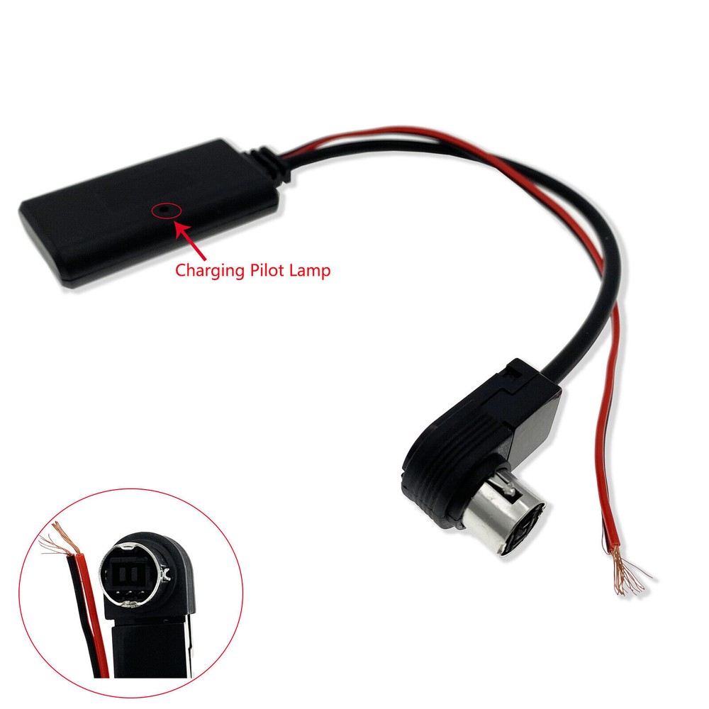 Bluetooth Aux Adapter Cable For Alpine CVA IVA INA DVA IDA CDA Series Replace