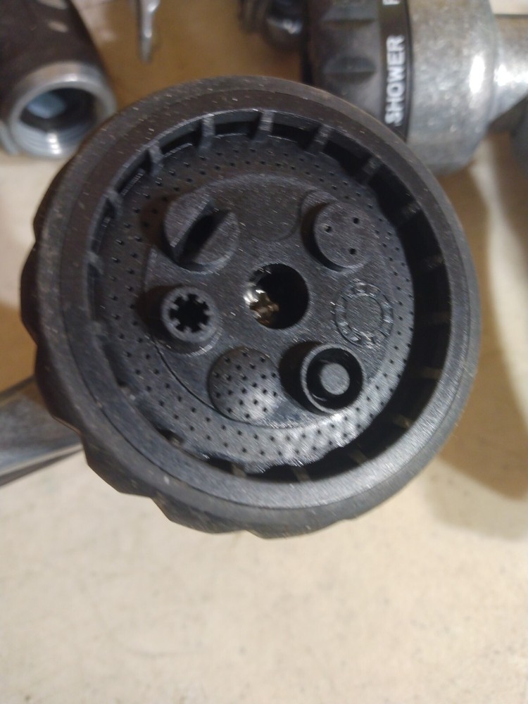 Front Trigger 7-Pattern Nozzle Galvanized Spray Nozzle Garden For Water Hose 5p