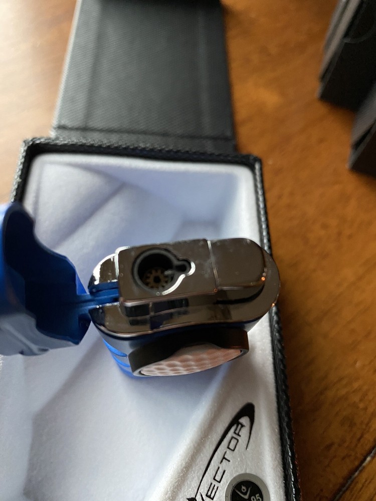 Vector CADDIE Golf Cigar Single Jet Lighter - Blue - New