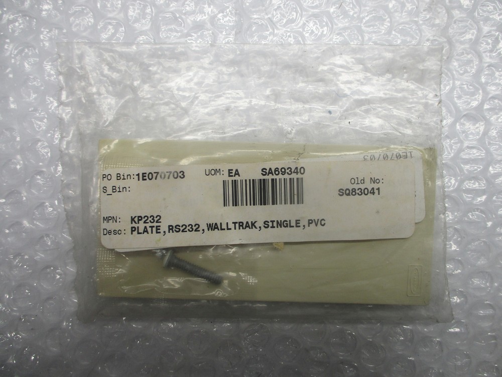 HUBBELL KP232 FACE PLATE NSNP