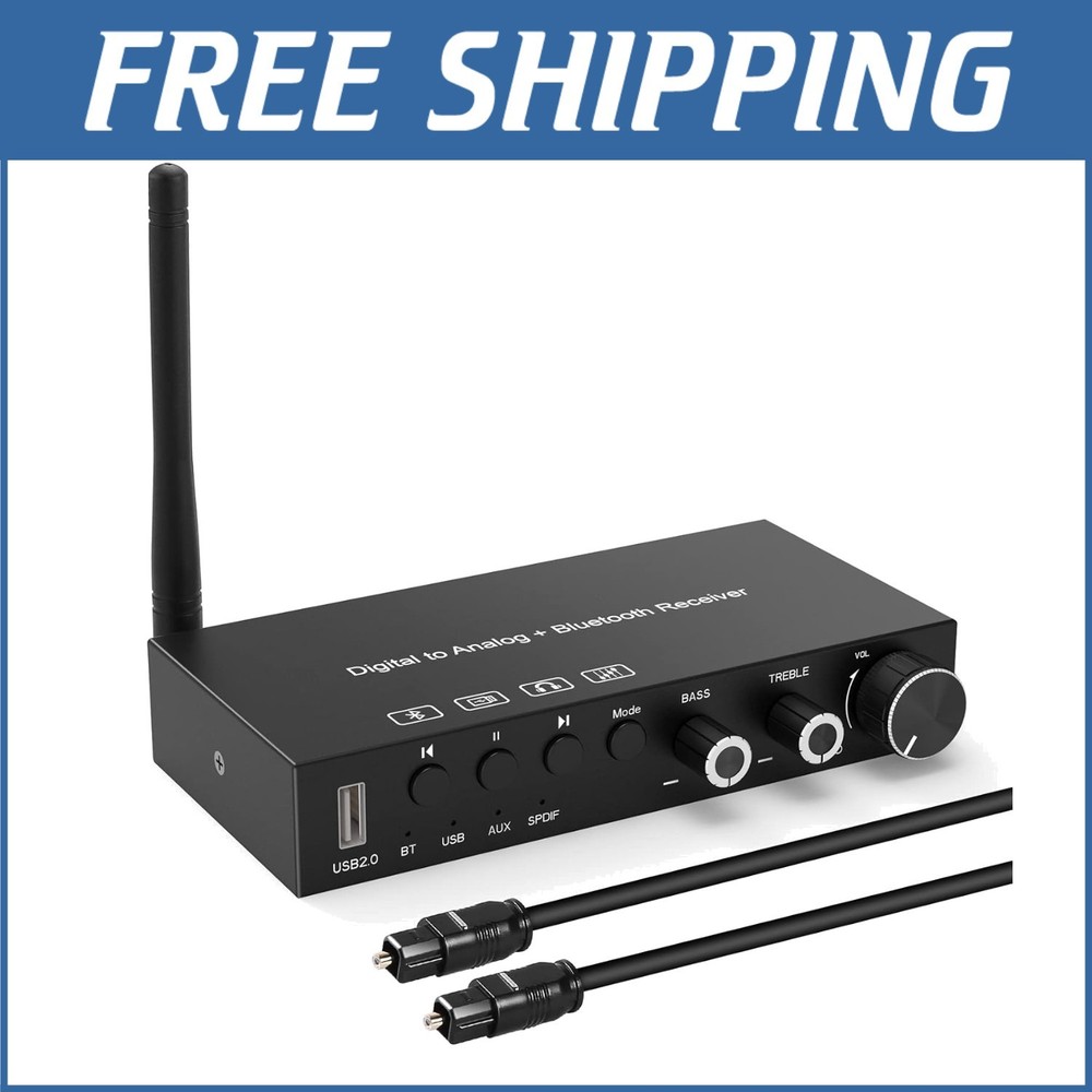 Bluetooth 5.0 DAC with USB Music Player & Coaxial for Superior Sound Experience