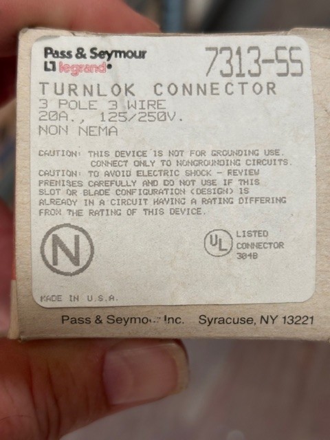 7313-SS PASS & SEMOUR CONNECTOR