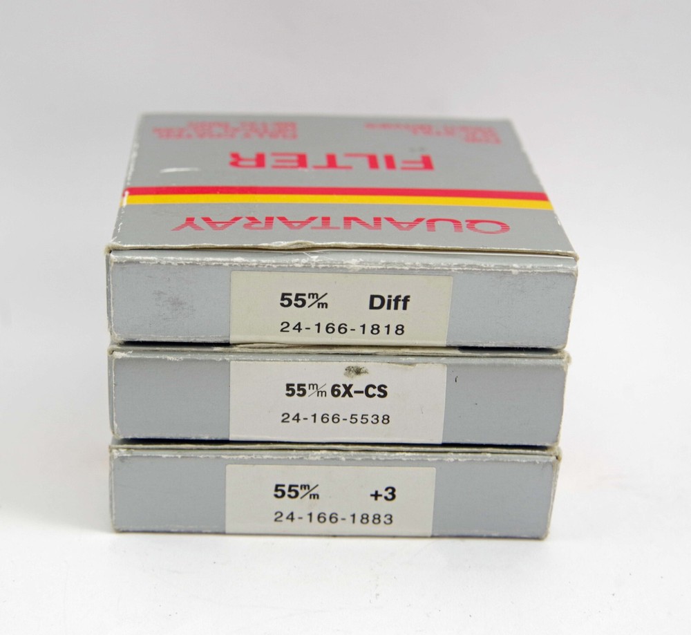 Quantaray 55 mm Filter Set - Three Filters