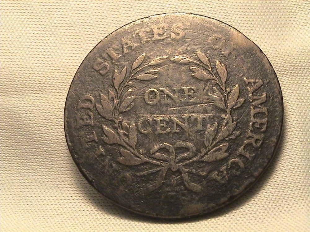 1796 Draped Bust Large Cent NC-4, R5+