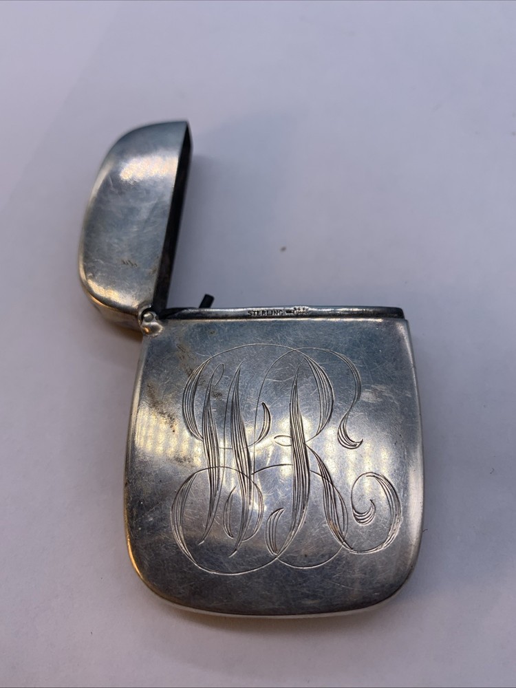 Antique Sterling Silver Match Safe
