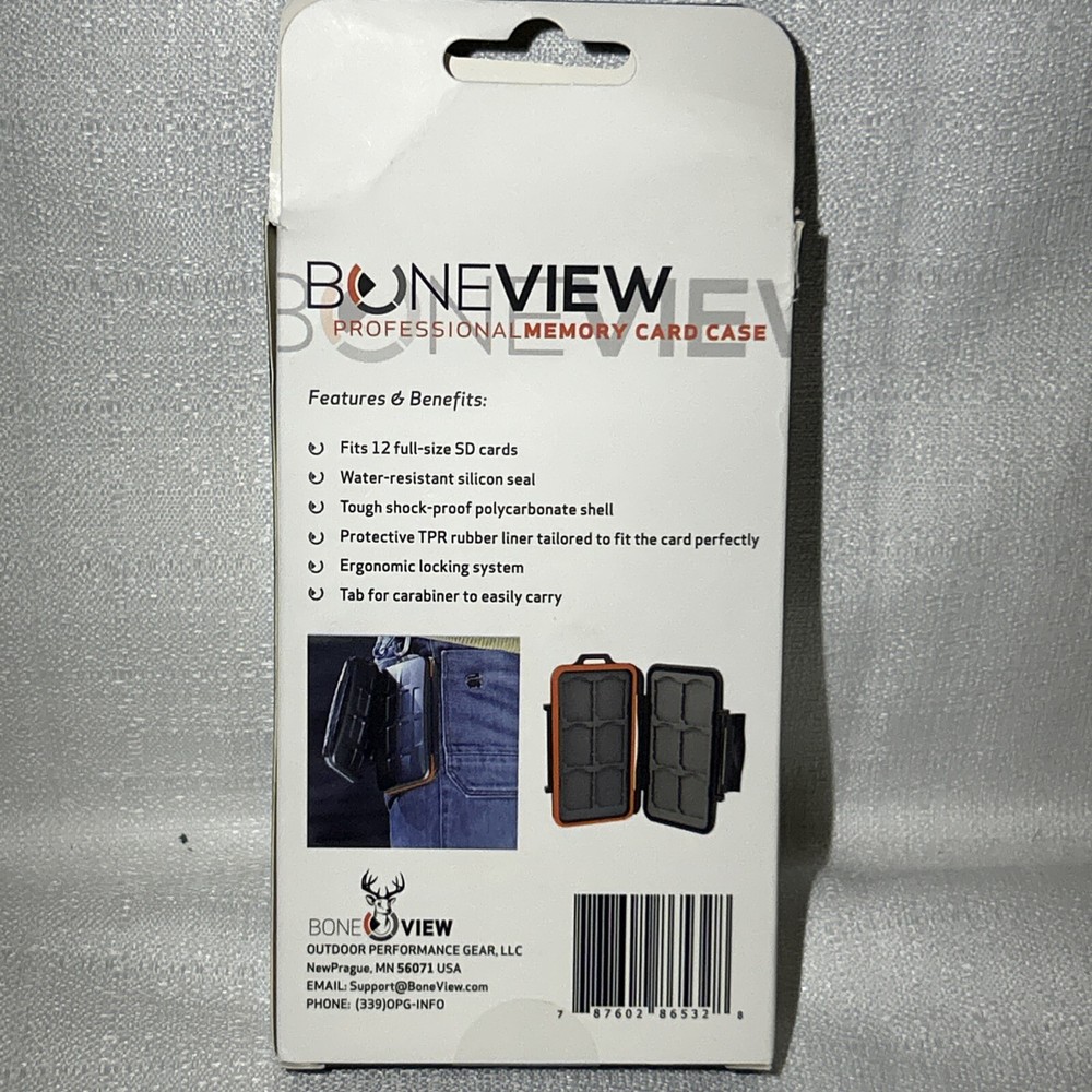 Bone View Professional SD Card Case