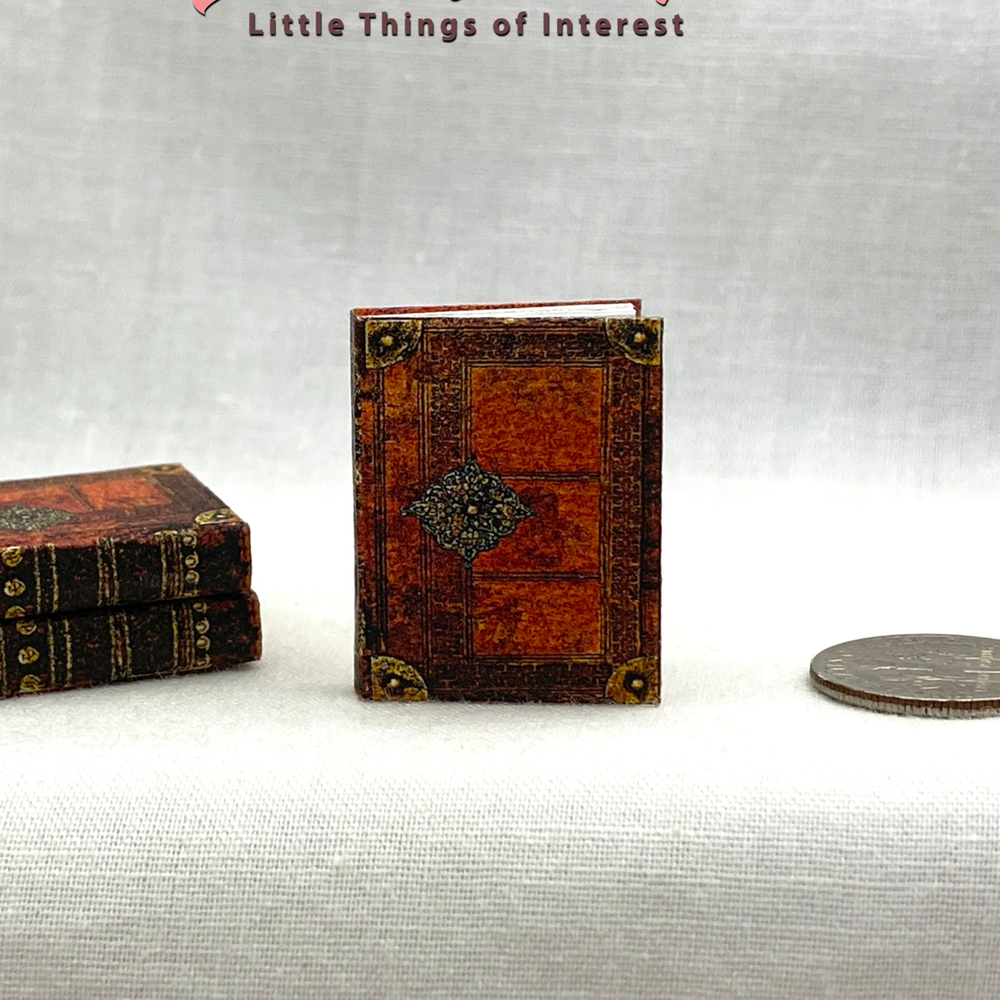 MERLIN'S GRIMOIRE Miniature 1:12 Scale Magic Medieval Manuscript Book
