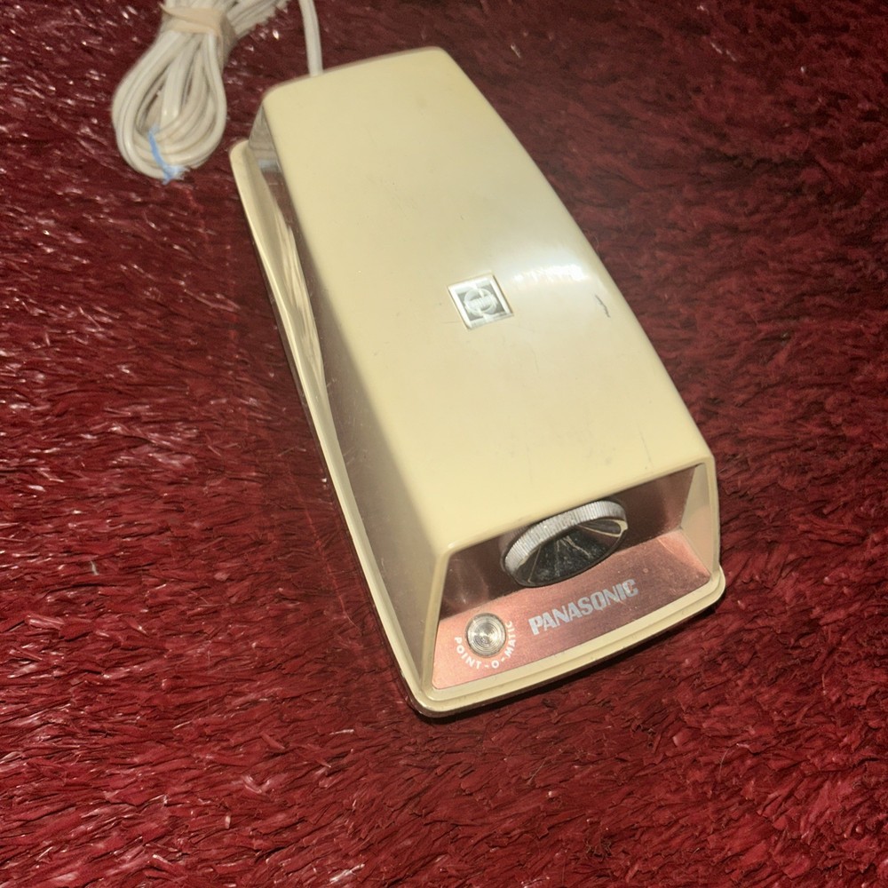 Panasonic Electric Pencil Sharpener w/Auto Stop Vintage Tested Works