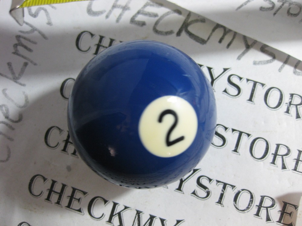 VINTAGE #2 BILLIARD BALL GENTLY USED