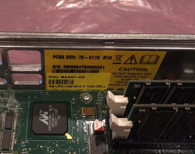 Dell Equallogic 94401-01, Ps3000e Ps5000e Control Module Type 5 Sata Controller