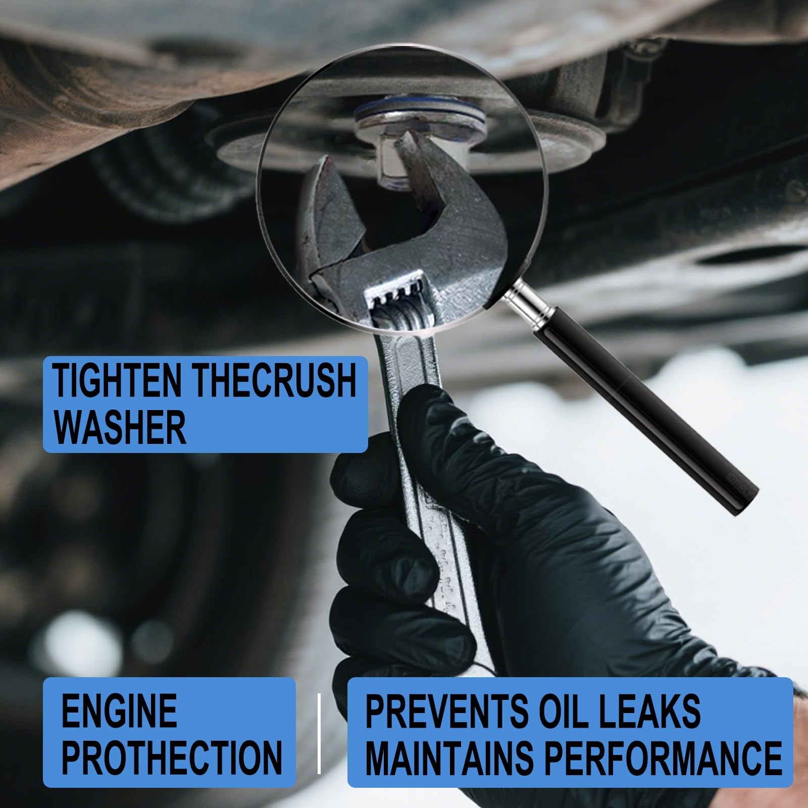 24PCS Oil Drain Plug Gasket Washer, M12 Aluminum Crush Washer for Oil Pan Dra...