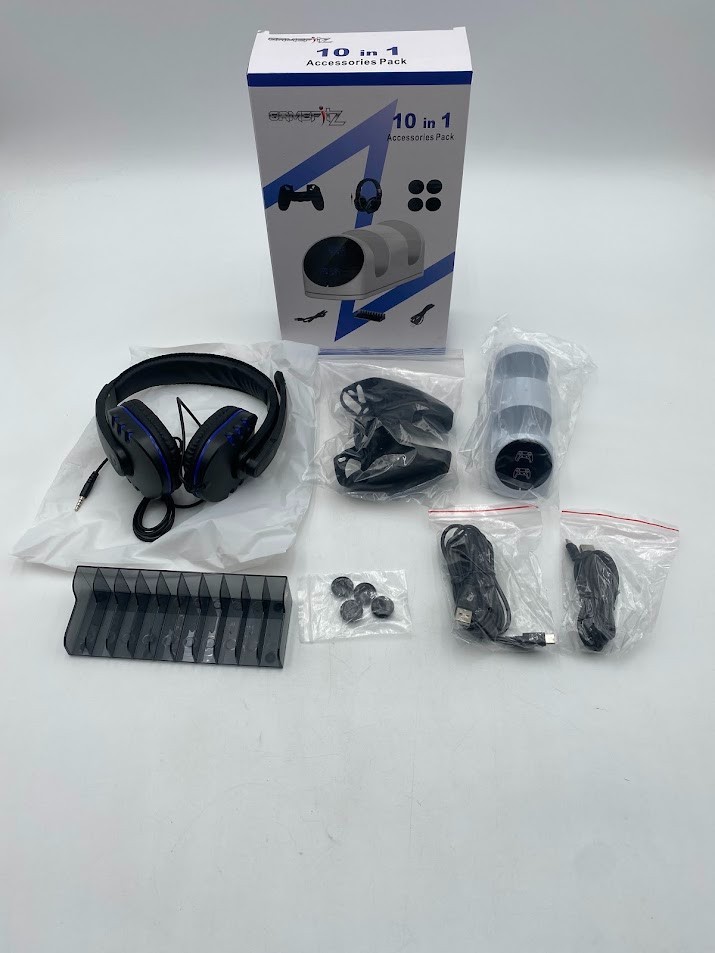 GameFitz 10 in 1 Accessories Pack with box