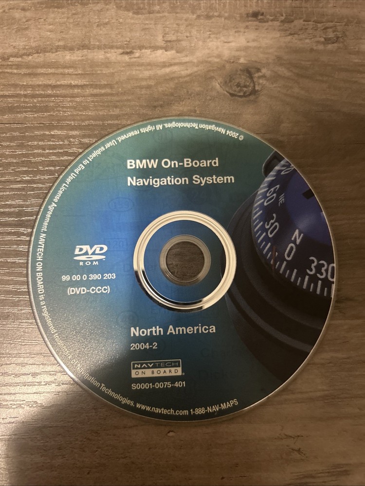 BMW on board navigation system DVD 2004–2 where are you
