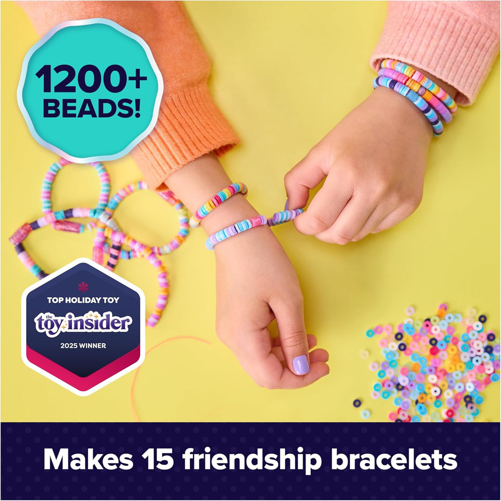 Cool Maker, Stack’D Heishi Studio Bracelet Making Kit with Easy Beading Pen & ov