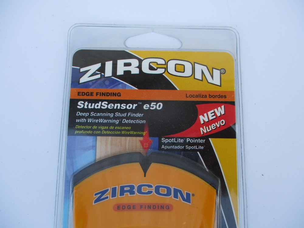 Zircon Edge Finding Stud Sensor e50 w/ Spotlite Pointer - New & Sealed
