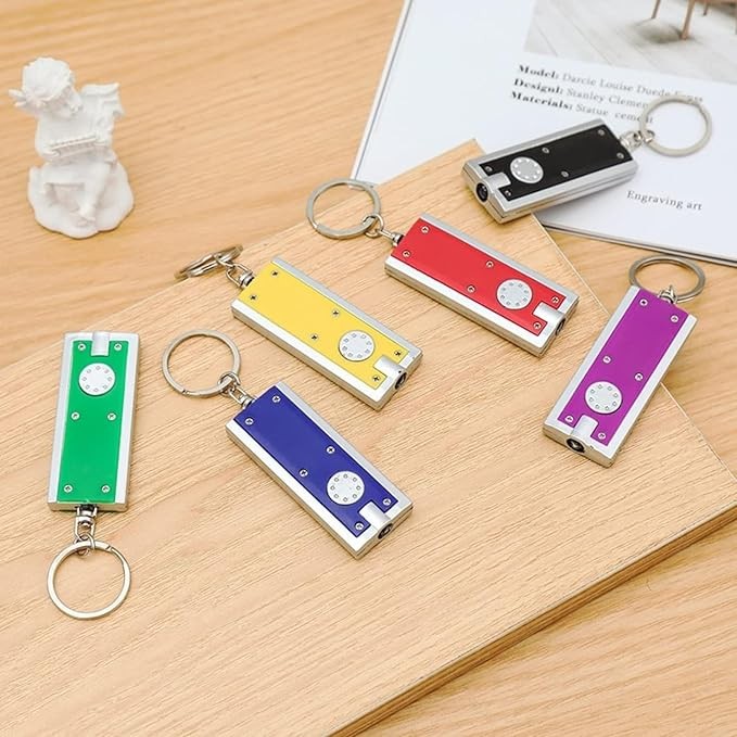 1~200x Mini Keychain Flashlight LED Light Bulk Small Flashlight for Outdoor Lot