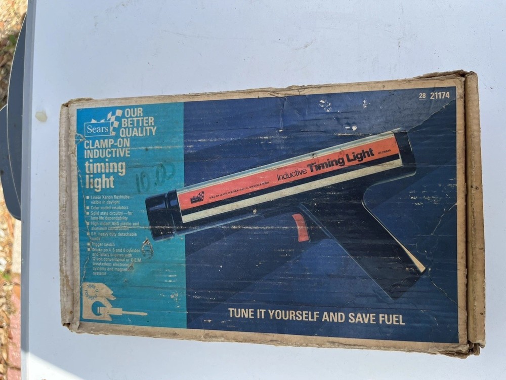 VINTAGE SEARS INDUCTIVE TIMING LIGHT MODEL 28-21174 –