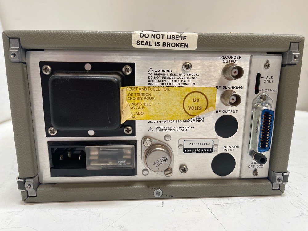 HP MODEL 436A POWER METER OPT. 022 #2