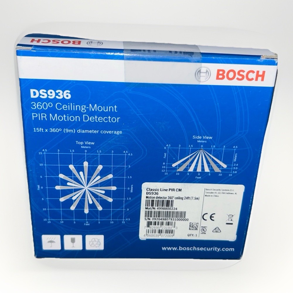 Bosch DS936 360 Ceiling Mount PIR Motion Detector