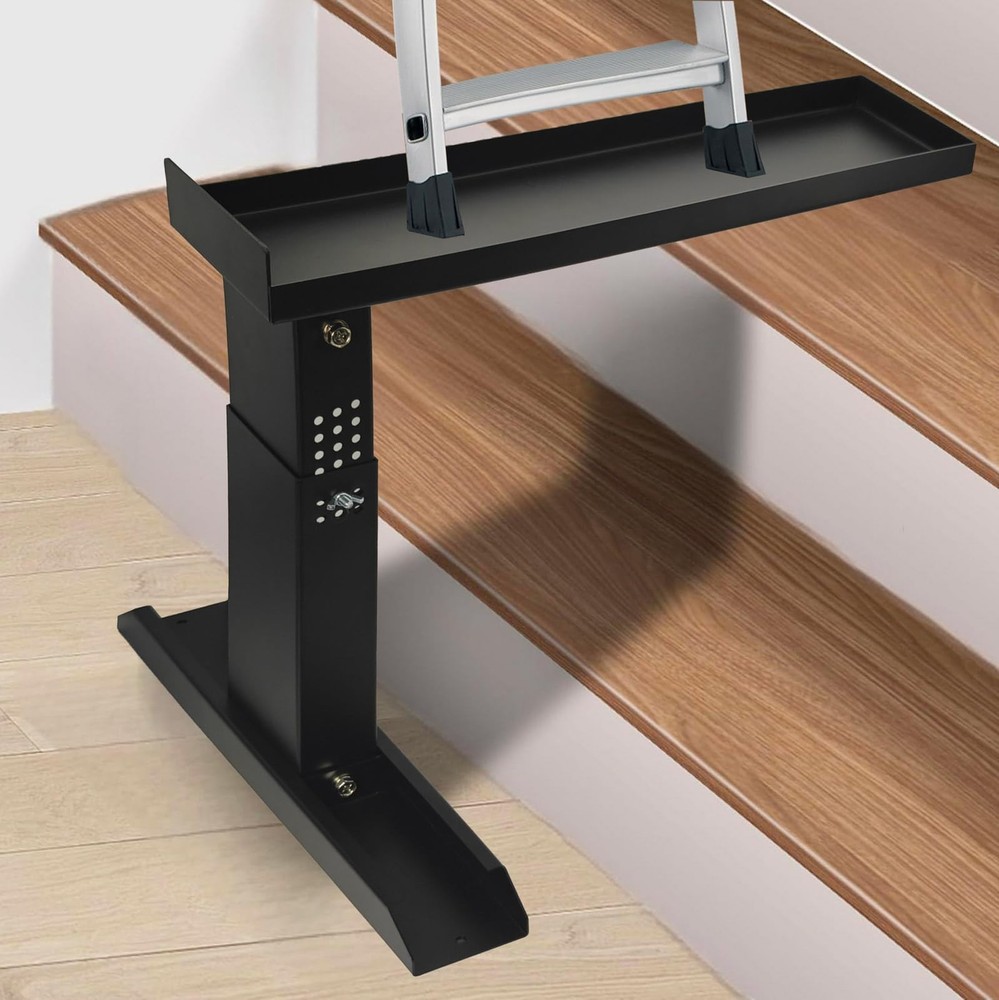 Heavy Duty Ladder Extender Pro & Stabilizer Adjustable Height 9.53" - 19", Co...