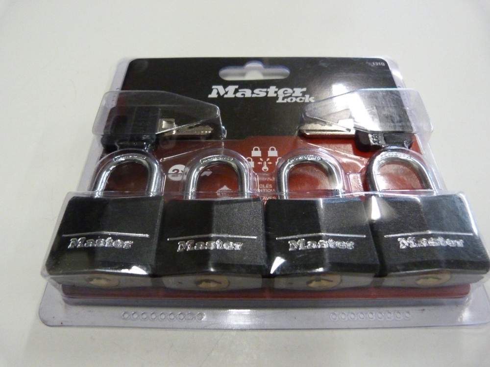 Master Lock 4Pk 1-3/16"Cvr A Padlock