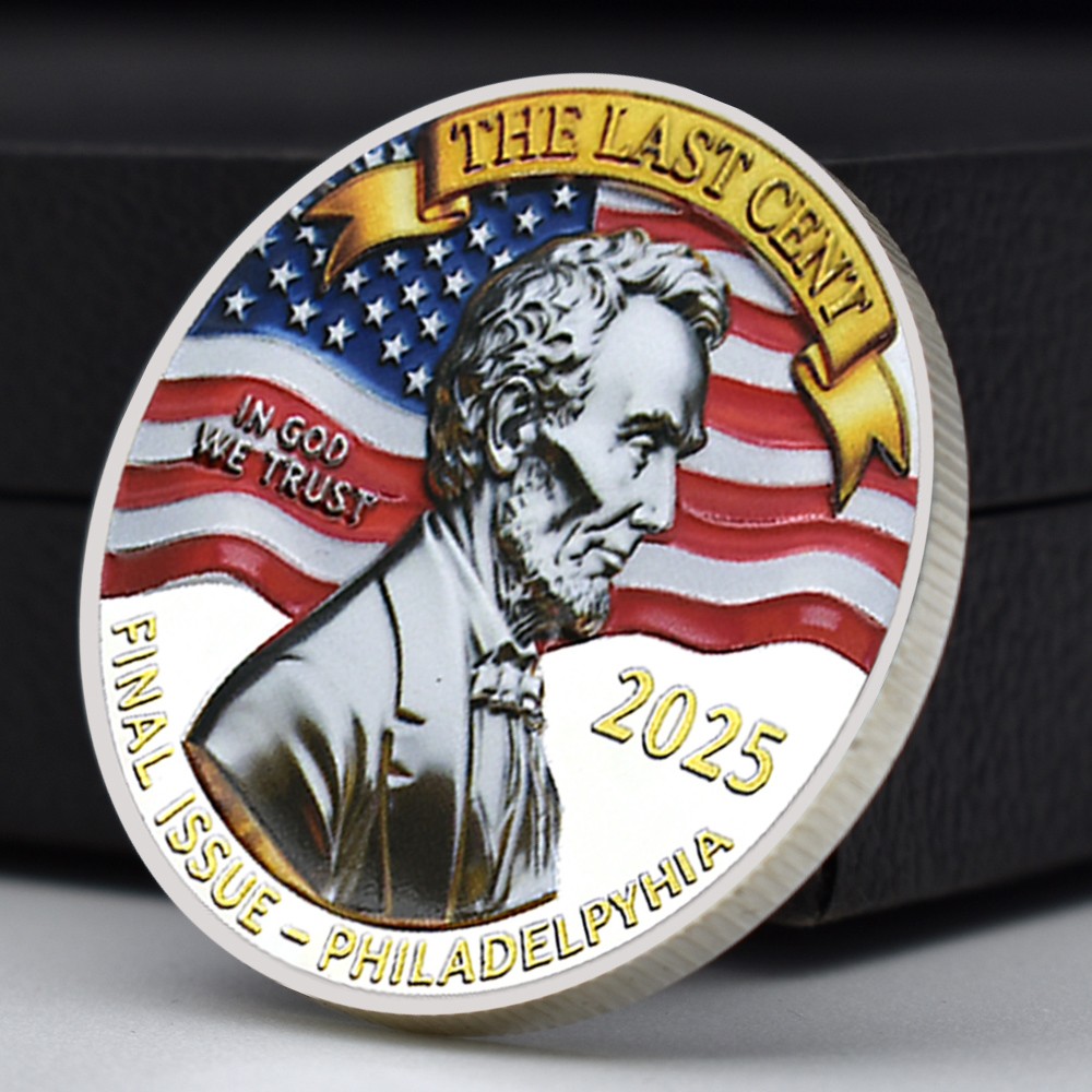 The Last U.S. One Cent Commemorative Coin - 2025 Final Penny Tribute Medal