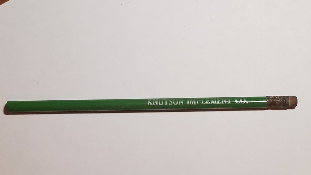 Knutson Implement Co. Pencil: John Deere, Packard, Farmhand