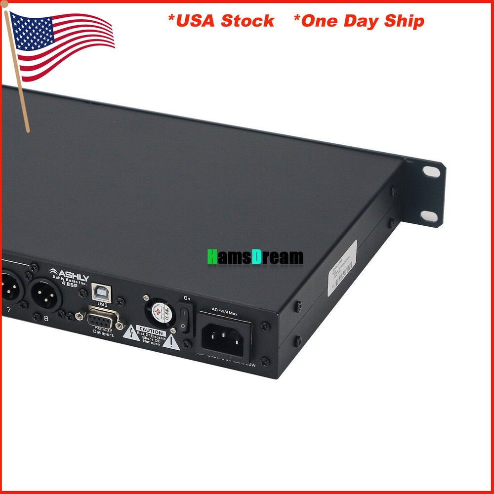 4.8SP 110V Digital DSP Audio Processor Original Software 4 Input 8 Output #USA