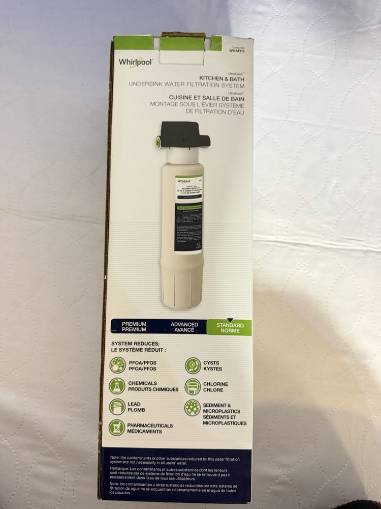 Whirlpool KITCHEN & BATH UNDERSINK WATER FILTRATION SYSTEM