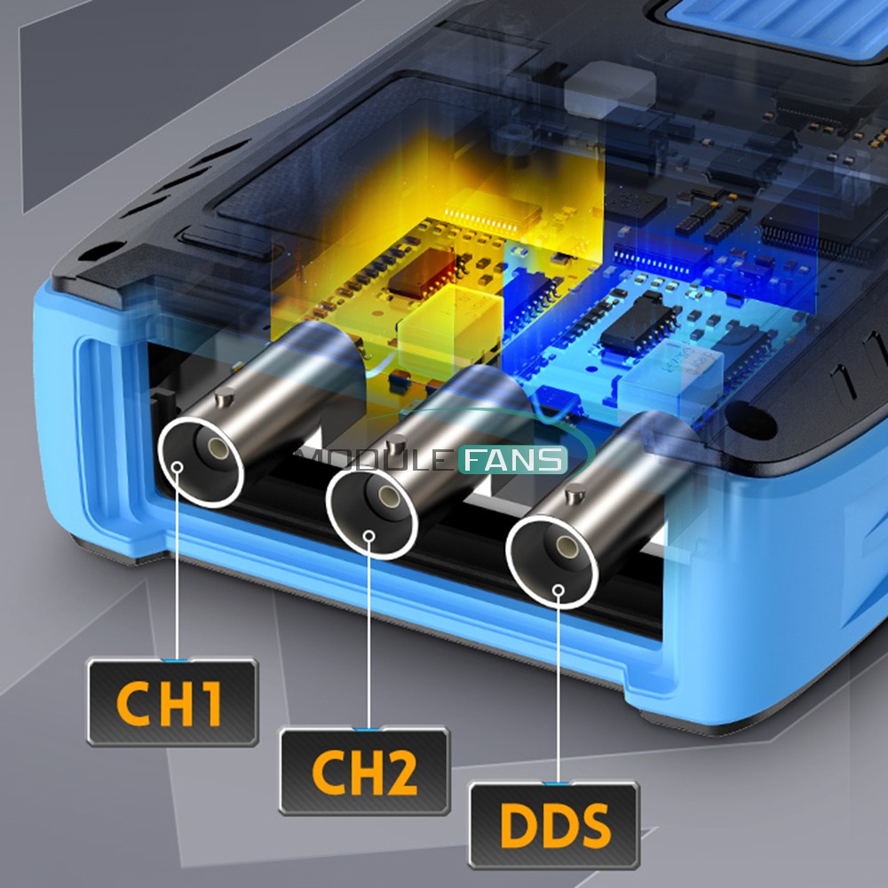 FNIRSI 2C53T Upgrade Handheld Digital Oscilloscope Multimeter Signal Generator