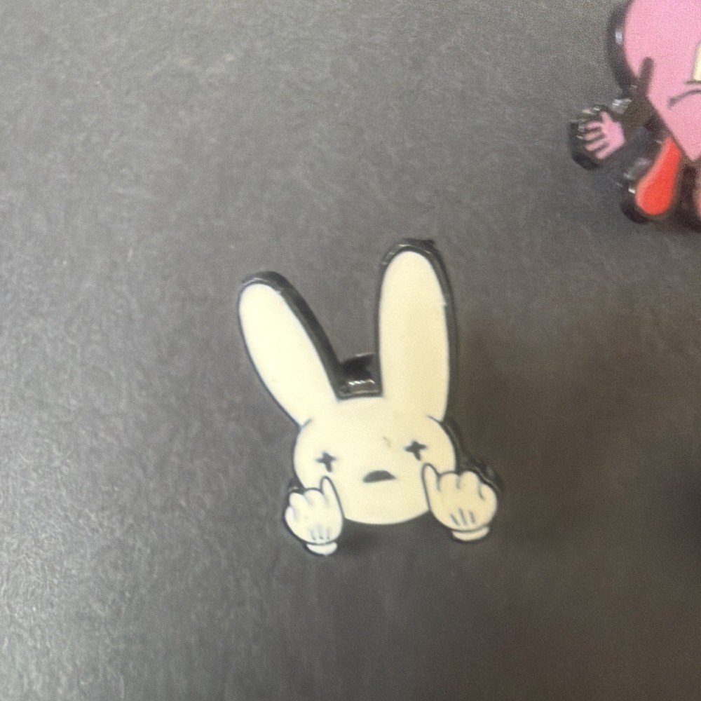 Bad Bunny Enamel Pins 3 pack