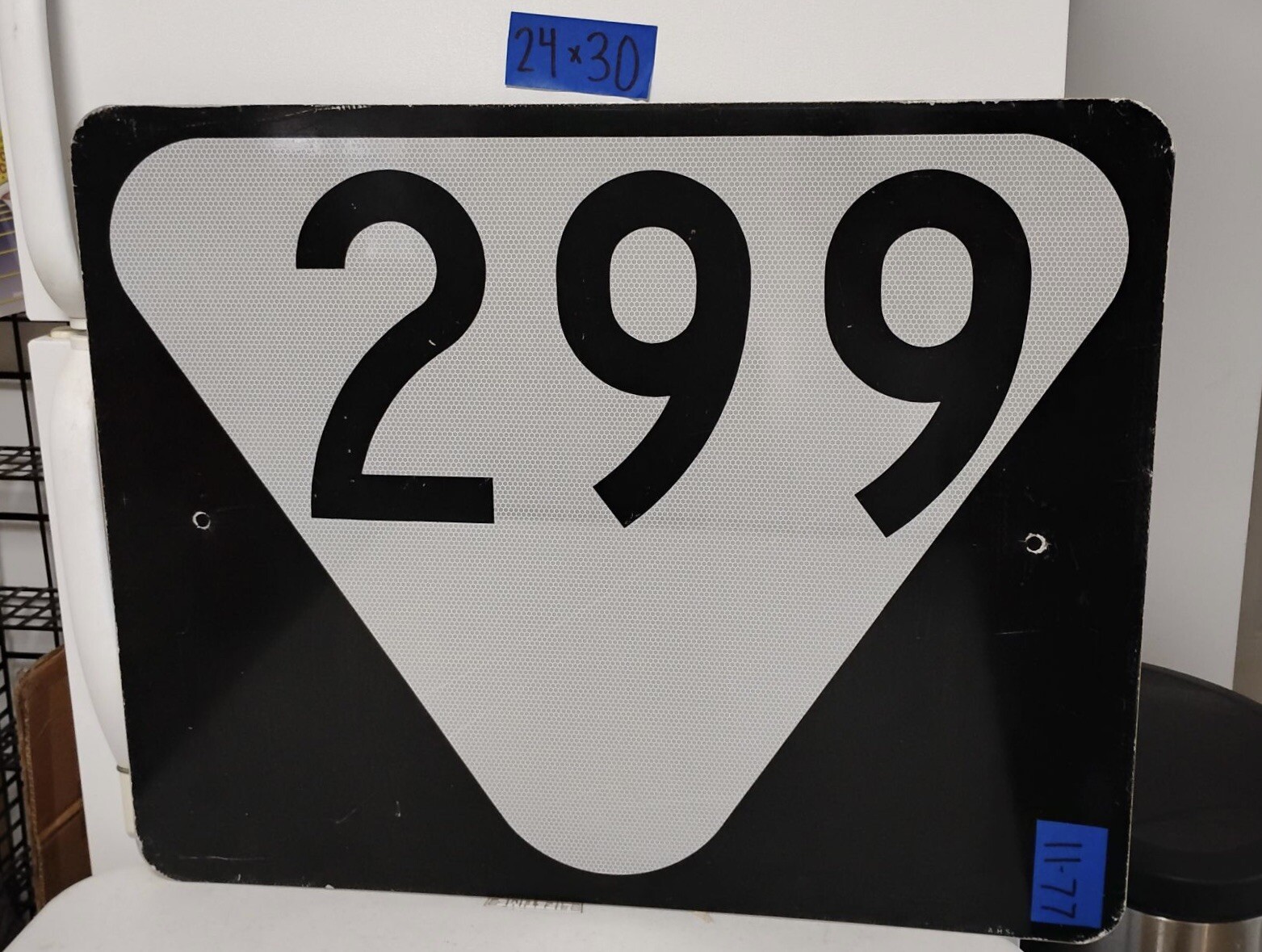 Authentic Traffic Road Highway Sign  "Tennessee State Route 299" 24X 30 11-77