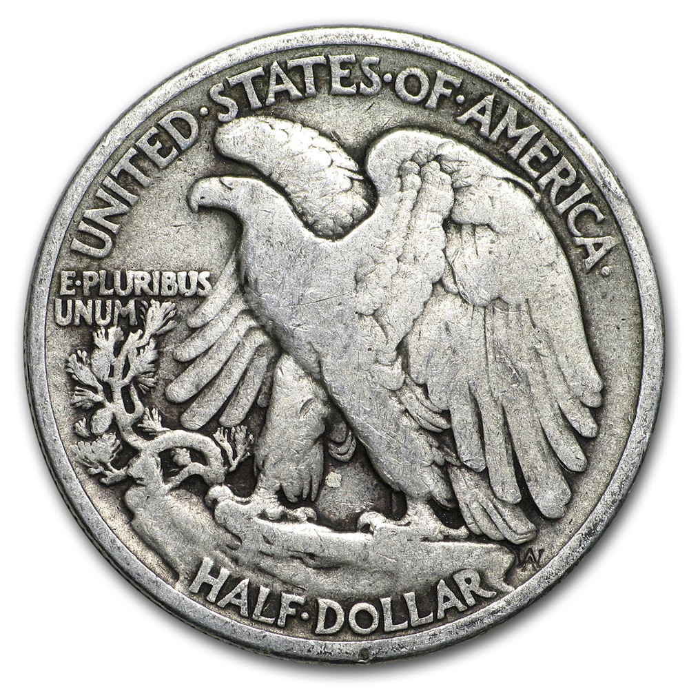 1918 Walking Liberty Half Dollar VG