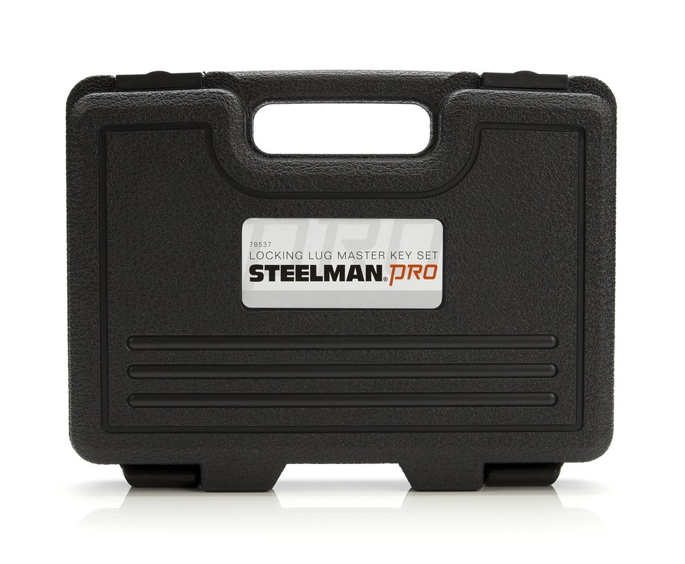 Steelman Pro - 78537 16-Piece Locking Lug Nut Master Key Set, Black