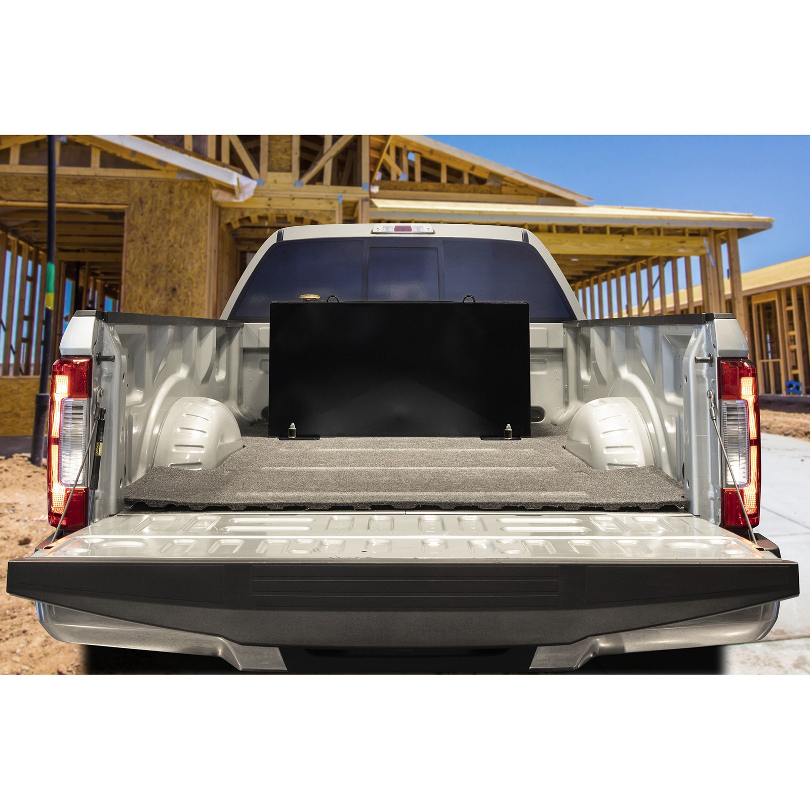 Better Built Steel Diesel Fuel Transfer Tank, 100-Gallon, Rectangular, Black,