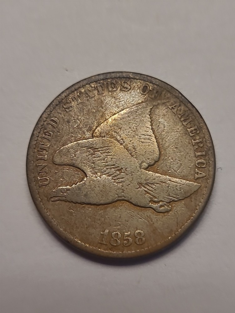 1858 Flying Eagle Cent S.L. Lot *11