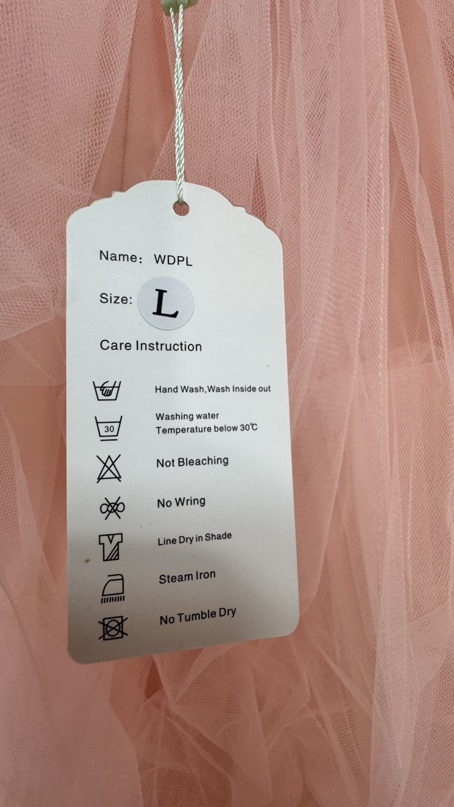 Womens Blush Pink Layered Tulle Underskirt Petticoat Elastic Waist 40" Fairycore