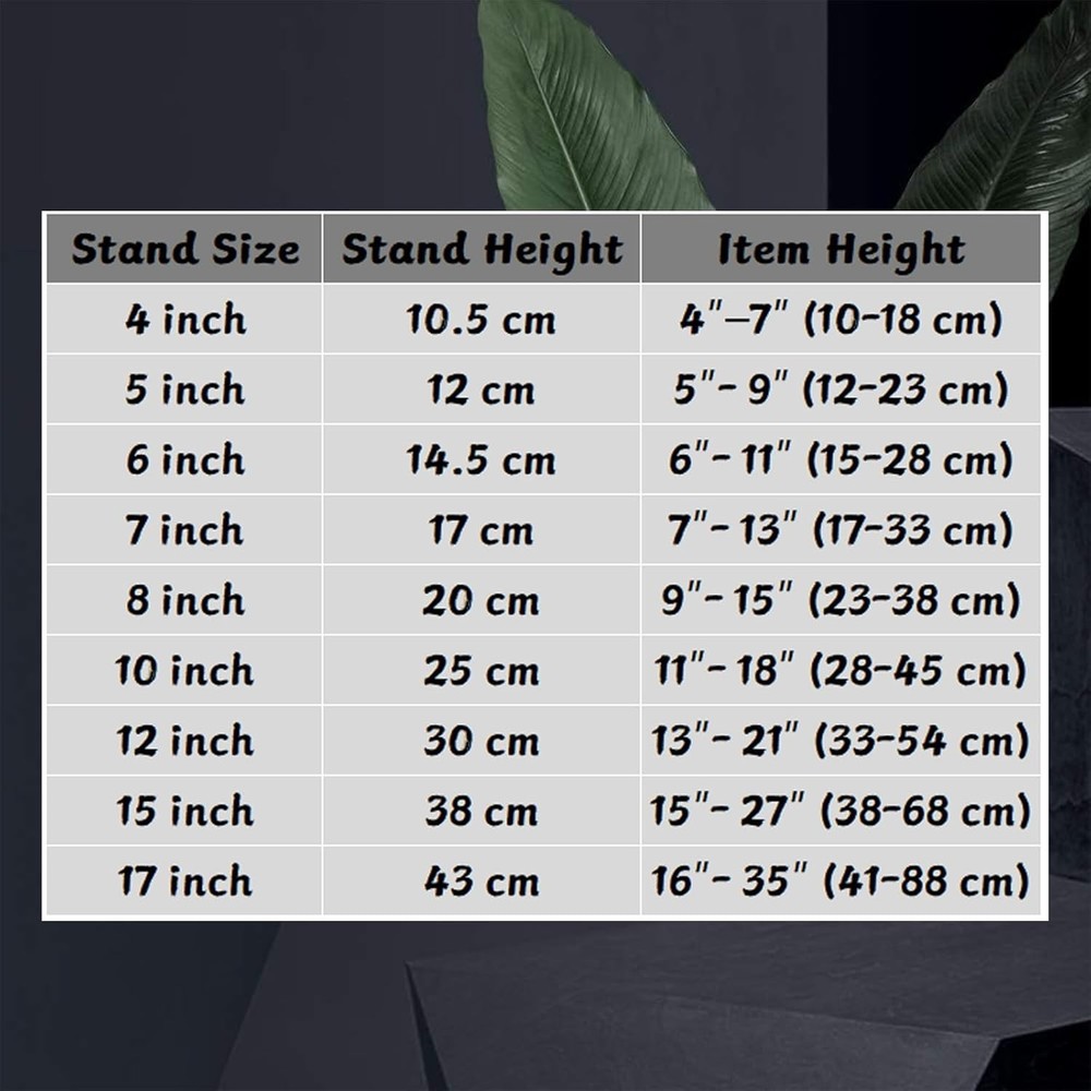 Compact Adjustable Black Iron Display Easels - 2 Pack for Home and Office